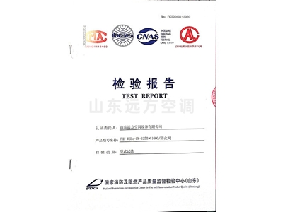防火閥檢（jiǎn）驗報告